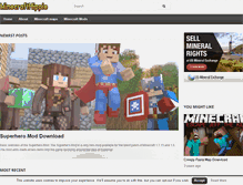 Tablet Screenshot of minecrafthippie.com